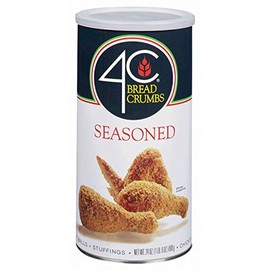 4C Premium Bread Crumbs, Seasoned with Pecorino Romano Cheese 1 Pack, Flavorful Crispy Crunchy, Value Pack, 24 Ounce