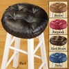 Collections Etc Foam-Padded Thick Waterproof Barstool Seat Cover Cushion with