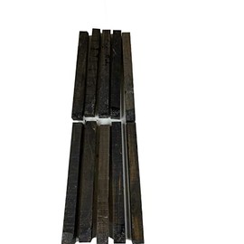 Lumber Wood for Woodworking - Construction - Landscaping Pack of 10, GABOON Ebony Wood Turning Blanks/Hobby Wood Blanks 1" x 1" x 9"