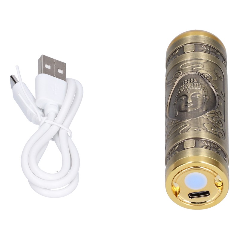 Portable Electric Shaver Bronze Stainless Steel Razor USB Charging Electric