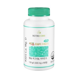 Nutricore Kids Calcium Magnesium D Children’s Calcium WCS (delicious powdered milk flavor) / 뉴트리코어 키즈 칼슘마그네슘D 어린이칼슘 WCS (맛있는 분유맛)