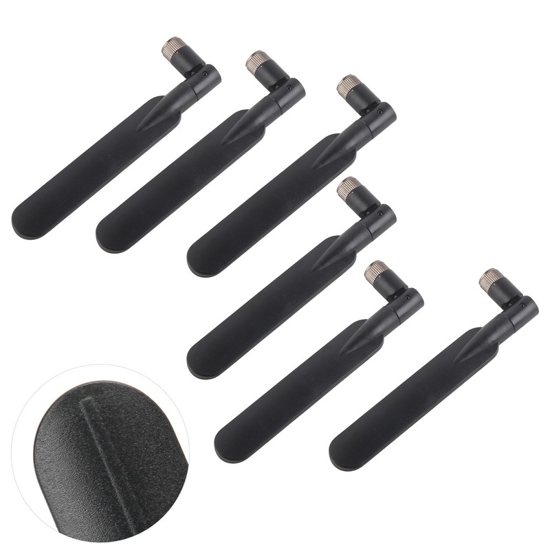 6Pcs Flat Paddle WiFi Antenna 3CMJT RP‑SMA Male Connector High