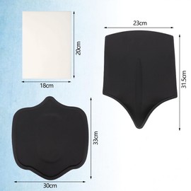 Paquete de 3 Tablas de Espuma Lipo, Tablero Moldeador lumbar para Liposucción, Junta de Compresión Abdominal, Board Post Cirugía Liposucción, Lipo Foam Vientre Aplanamiento Board