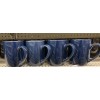 ROYAL NORFOLK Set Of 4 ROYAL NORFOLK BLUE/WHITE STONEWARE 12