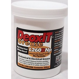 Deoxit L260DNp Plus Mechanical and Electrical Grease - Infused with DeoxIT D100L to Help Break up Oxidation - 226g jar