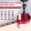Jortmrd Woodworking Drilling Aid, Drill Hole Centre Finder, Vertical Self-Centring