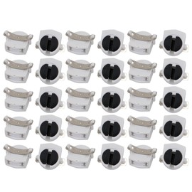uxcell 30Pcs T5 Fluorescent Light Holder G5 Base Single Head Tombstone Lamp Socket AC 500V 2A for LED Fluorescent Tube