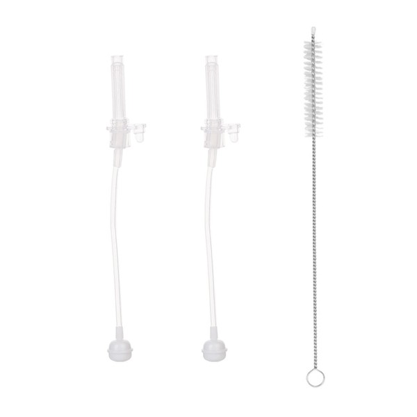 nohlerlife Sippy Cups Weighted Straw Replacement Set, Includes 2 Replacement