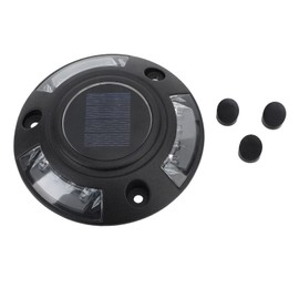 Solar Driveway Marker Light Aluminium Alloy Solar Powered Outdooor Waterproof LED Road Studs Lamp for Sidewalk Pathway Yellow Light