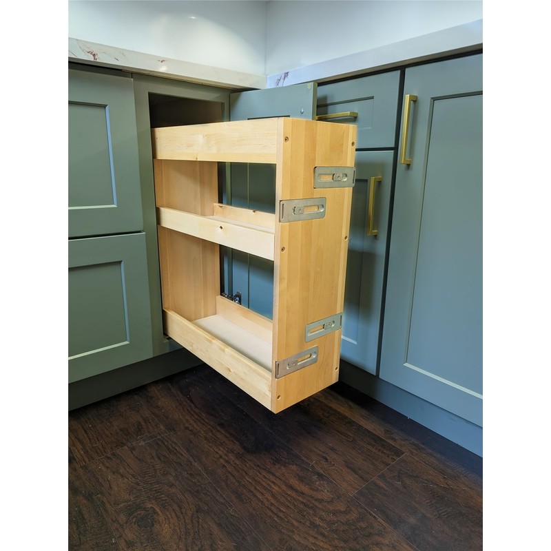 Pull Out Kitchen Cabinet Storage Spice Rack Organizer, Pull Out