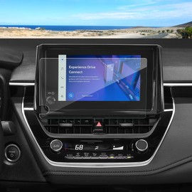 Coleya Anti-Glare Matte Screen Protector for 2023 2024 2025 Toyota Corolla Cross (L/LE/XLE/Hybrid S/Hybrid SE/Hybrid XSE) 8-inch Touch Screen, 9H Tempered Glass 2025 Corolla Cross Accessories 8"