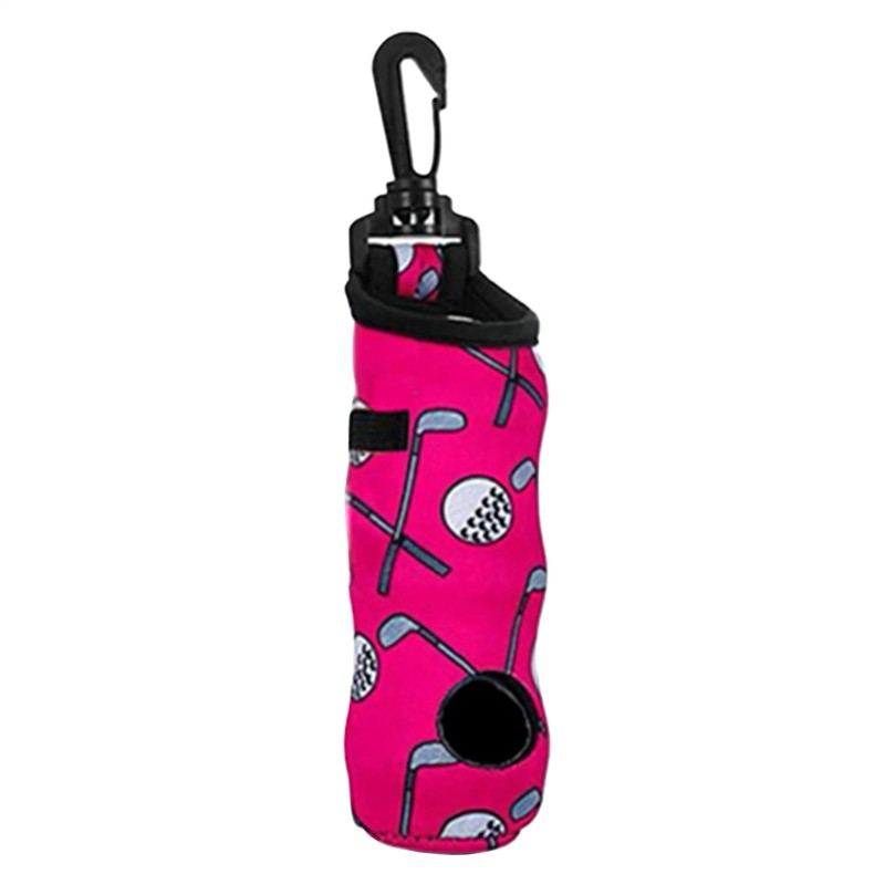Golf Tee Holder, Golf Ball Storage with Keychains, Multi-Functional Lightweight