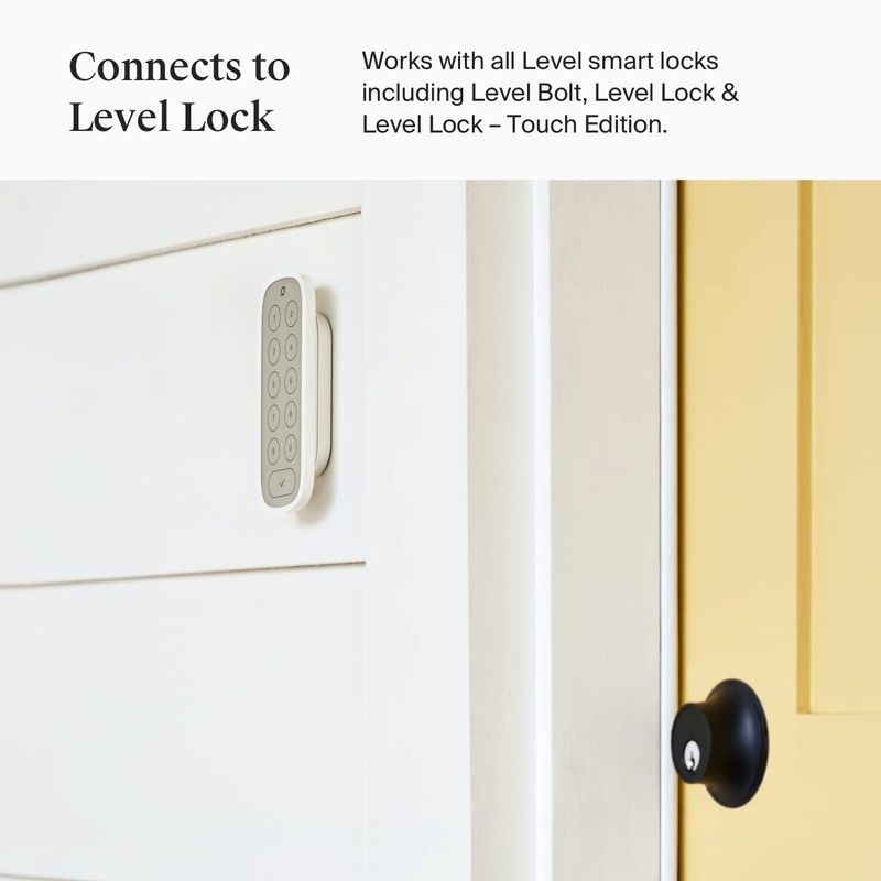 Level Keypad - Compatible with Any Level Lock or Bolt
