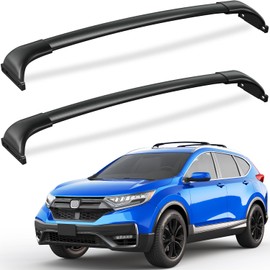 FengYu Roof Rack Cross Bars 220lbs Compatible with Honda CRV CR-V 2017-2022 with Flush Side Rails, Aluminum Heavy Duty Roof Rails Crossbars Rooftop Cargo Bars Black Luggage Racks Carrier Accessories
