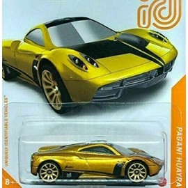 Hot Wheels Pagani Huayra ID Car (dorado), se envía en estuche protector