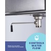 iVIGA Commercial Sink Drain: 3-1/2" Sink Opening Waste Drain Valve