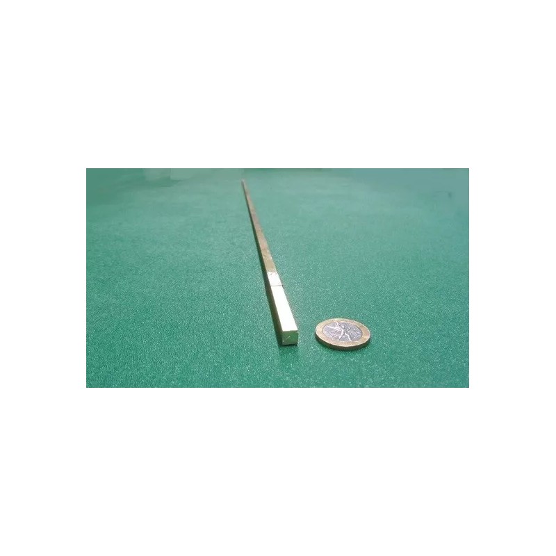Basic 360 Brass Square Bar 1/4" Thick x 1/4" Wide