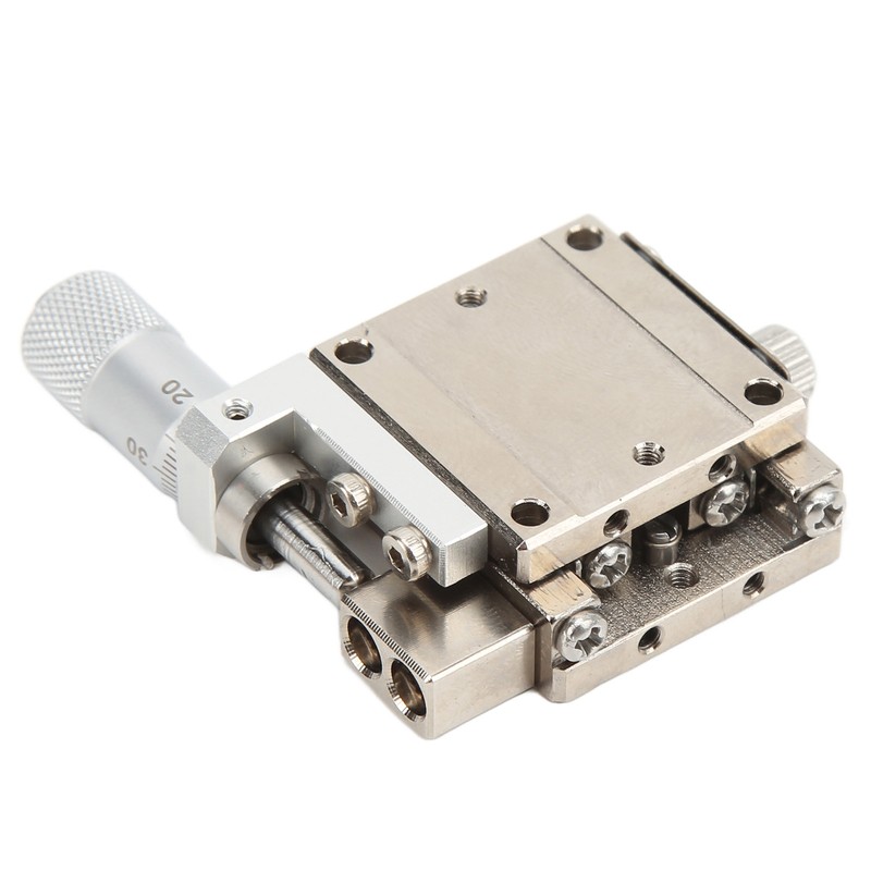 Linear Stage X Axes 25x25mm Micrometer Manual Displacement Platform Sliding