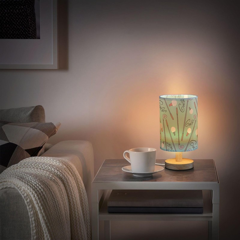 Vozoza Golf Green Sport LED Table Lamp with USB Port