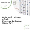 Cawtiuly Animal Patterns Shower Curtains Waterproof Washable Fabric Bath Curtain