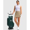 SANTINY Golf Skirts for Women 4 Pockets with Short High