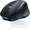 Sanwa Direct 400-MAWBT197BK Wireless Charging Mouse, Qi Compatible, MagSafe Compatible,