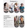 Compression Socks for Men and Women, 20-30 mmHG, Graduated Compression