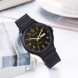 Women's Watch Waterproof Analogue Watches Sport Simple Minimalist Casual Wrist Watch Luminous Ladies Wristwatch Calendar Second Hand Watch for Women Girls Teenager