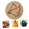 Happyyami Maple Soundhole Cover for Guitar Feedback Buffer Block with
