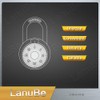 LanuBe Standard Dial Combination Lock, 2 in. Wide, with Different