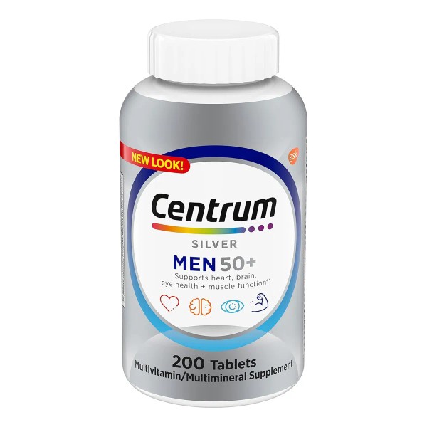 Centrum Silver Men Multivitamínico Hombres 200 Tabletas