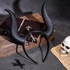 MOSTORY Dark Devil Horns Headband for Men and Women, Black