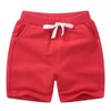 PTPuke Pantalones cortos deportivos de algodón sólido cómodos para niños