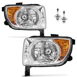 Vizotae Headlights Assembly for 2003-2006 Element EX, 2003-2004 Element DX, 2004-2006 Element LX, High/Low Beam W/Bulbs, Driver & Passenger Side