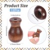 SOFPLATE 12Pcs Curtain Cord Ends Blind Pull Cord Knobs Brown