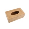Bamboo Tissue Box with Cover Rectangular Bamboo Tissue Storage Case