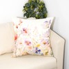TAJWE Floral Spring Pillow Covers 18x18 Set of 2 Summer