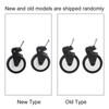 Universal Pushchair Wheels Replacement, 13 cm Wheel Diameter Rubber Wheels