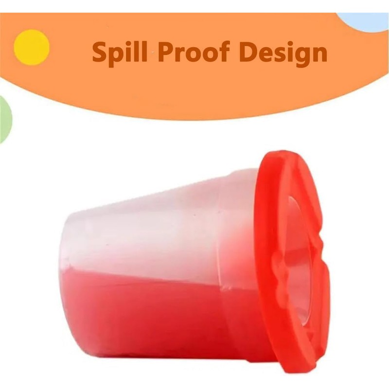 10 PCS Paint Cups, Spill Proof Paint Cups with Lids