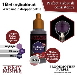 The Army Painter Warpaints Air - Non-Toxic Water Based Airbrush paint – acrylic paint and primer for Tabletop Roleplaying, Boardgames, and Wargames Miniature Model Painting (Broodmother Purple)
