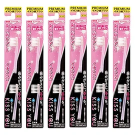Kisu Ultra Fine Compact Replacement Brush, Regular (Assorted Colors) x 6 Pieces