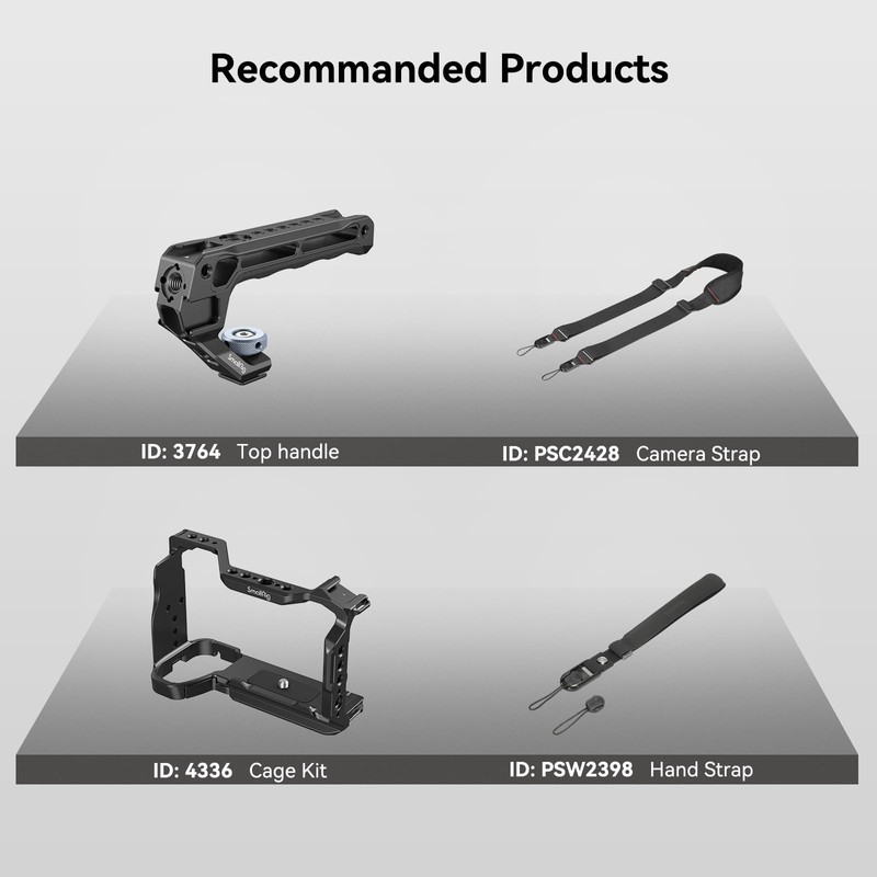SMALLRIG Base Plate for Sony Alpha 6700, Lower Mounting Plate,