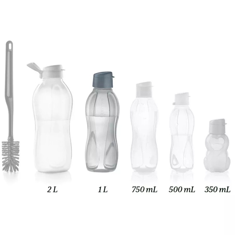 Tupperware NEW Tupperware Large eco water bottle sheer peacock blue