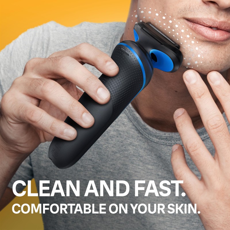 Braun Electric Shaver for Men, Series 5 5120s, Wet &