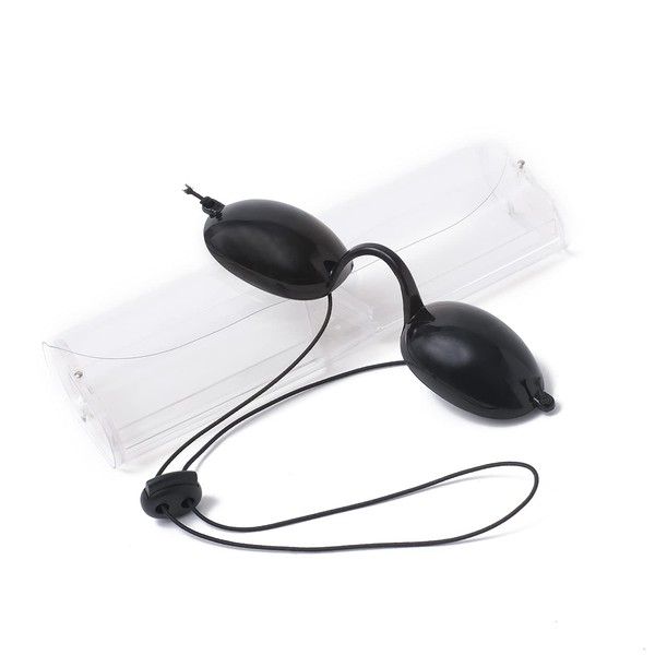 UTK Usagi To Kame, Laser Glasses, Blackout Glasses, Light Removal, Sunglasses, Black/Storage Case, Black
