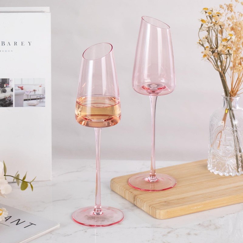 KAMMAK Crystal Red Wine Glasses Set of 2, 7.44 oz