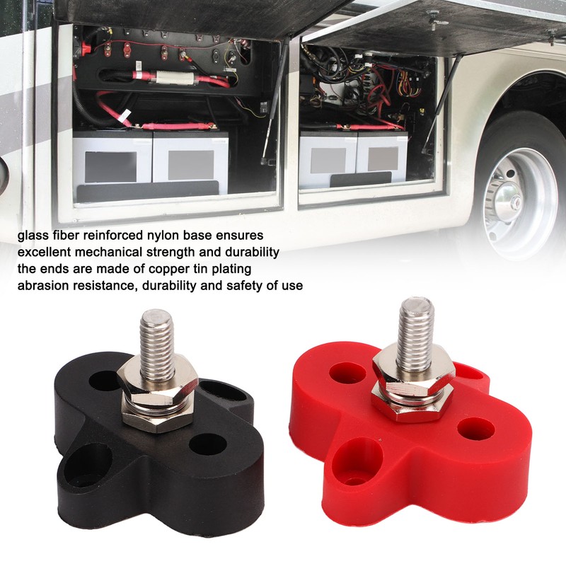 48V Power Distribution Studs Battery Power Ground Junction Post Bus