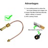 MENSI 15 Inches Two Stage Auto Changeover Regulator Copper Pigtail