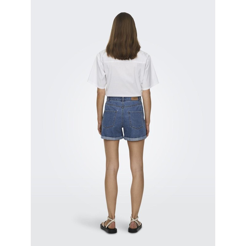 ONLY Female Shorts ONLVega Life HW Mom, Medium blue (medium