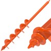 Insaga Threaded Auger Drill Bit Pro, 3.5''x32'' Garden Earth Auger